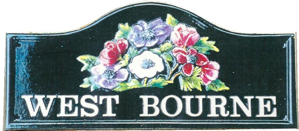 WEST BOURNE / ANEMONES HOUSE SIGN